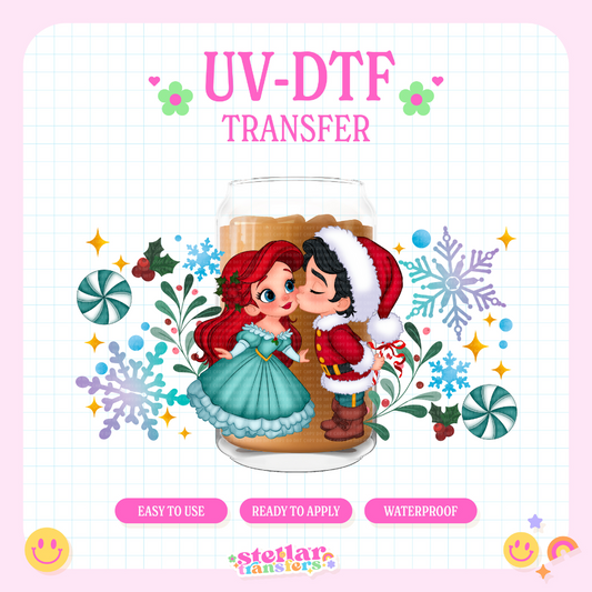 ARIEL AND PRINCE - 16 OZ UV DTF