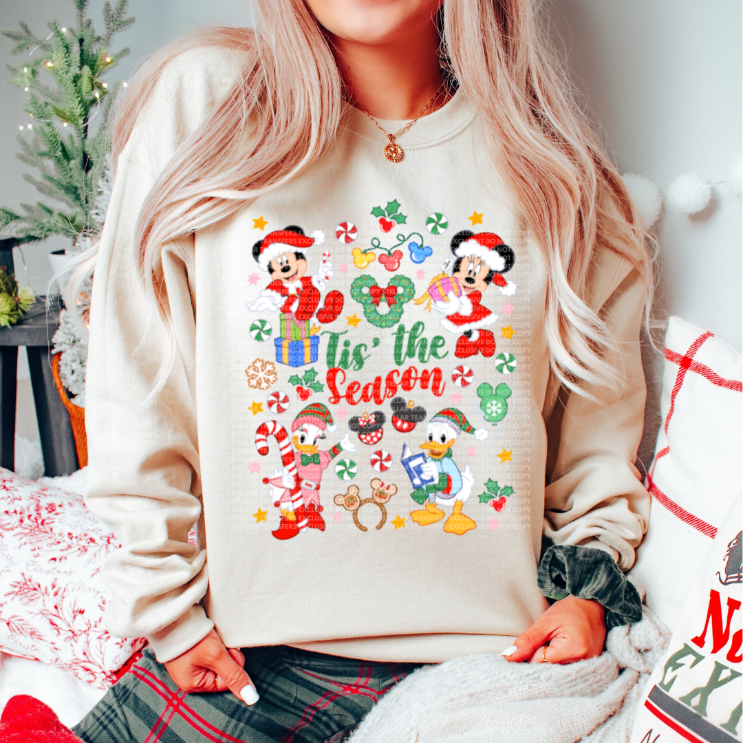 DISNY TIS' THE SEASON EXCLUSIVE - CLEAR FILM SCREEN PRINT