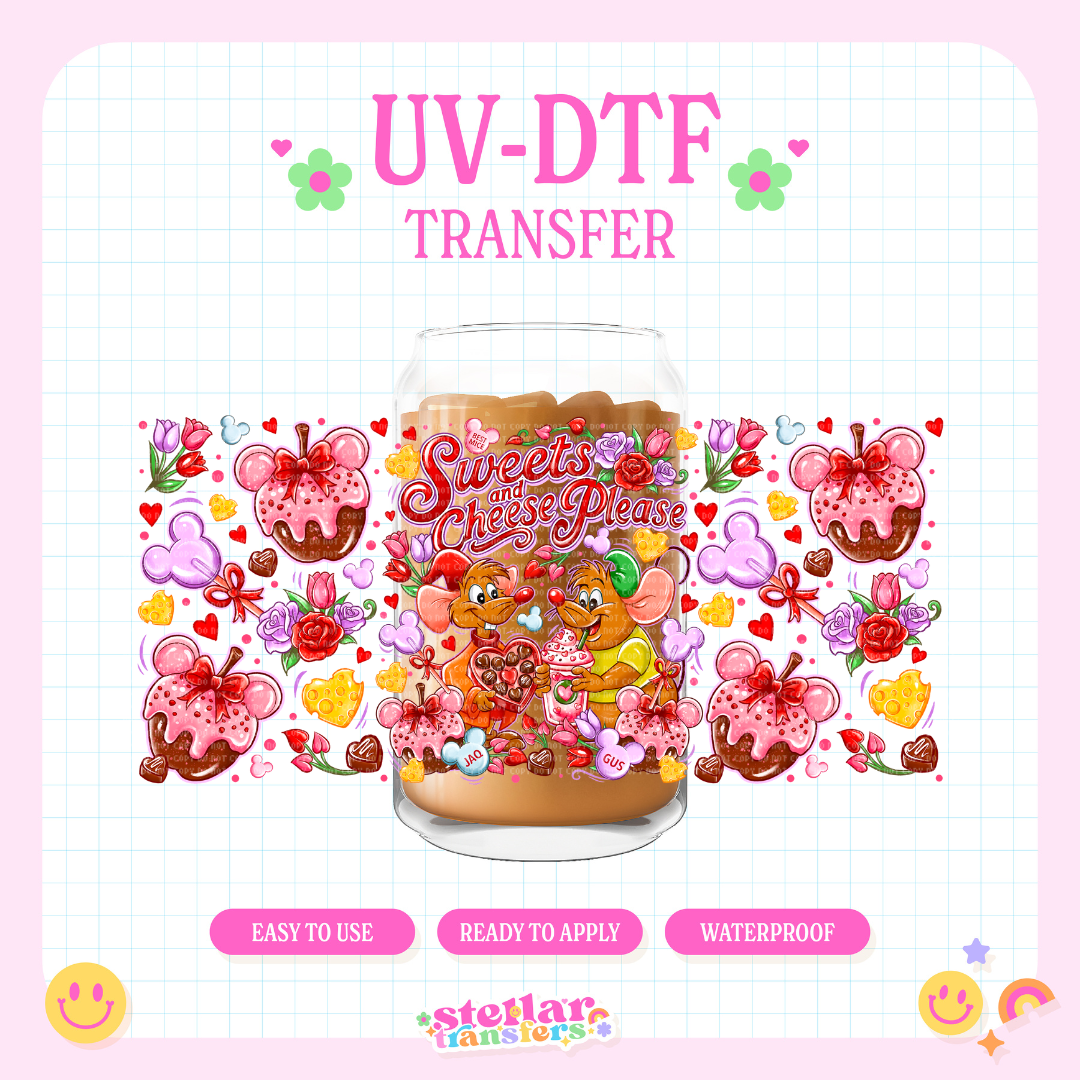 SWEETS AND CHEESE - 16 OZ UV DTF