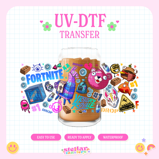 FORT GAME - 16 OZ UV DTF