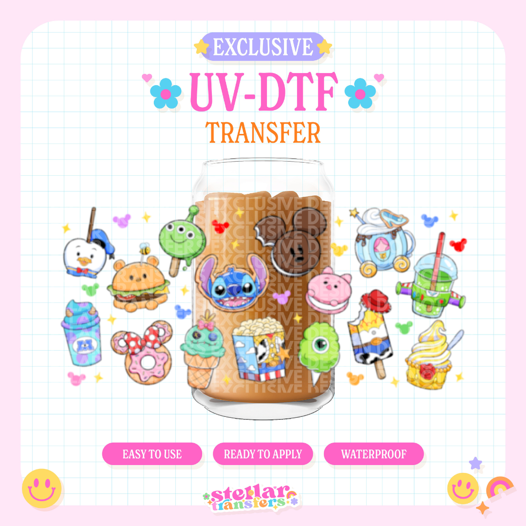 MAGICAL DISNY SNACKS EXCLUSIVE - 16 OZ UV DTF