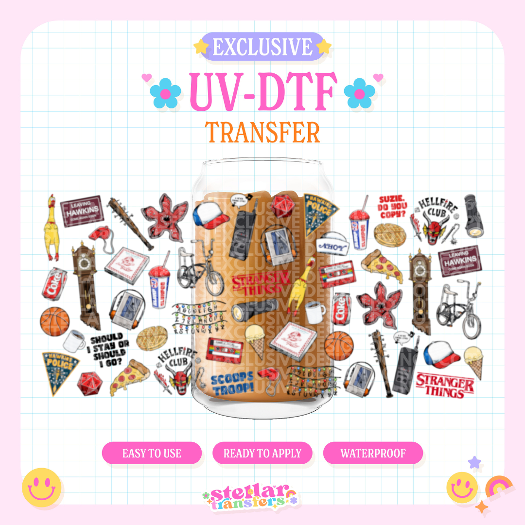 STRANGER ELEMENTS EXCLUSIVE - 16 OZ UV DTF