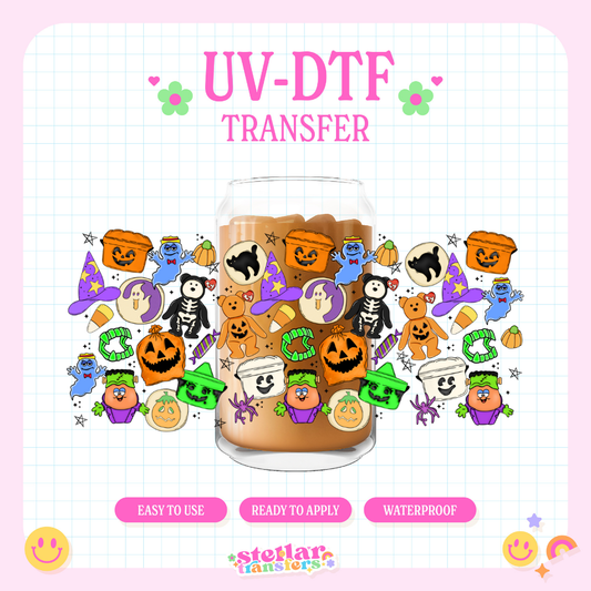 NOSTALGIC HALLOWEEN - 16 OZ UV DTF