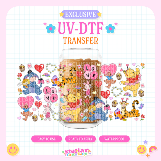 LOVE HONEY PALS EXCLUSIVE - 16 OZ UV DTF