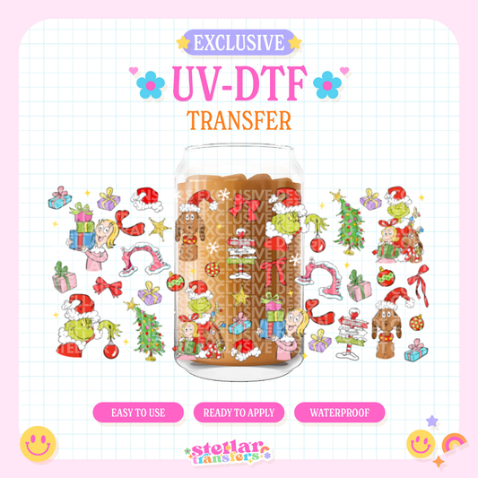 GREEN MEAN ONE EXCLUSIVE - 16 OZ UV DTF
