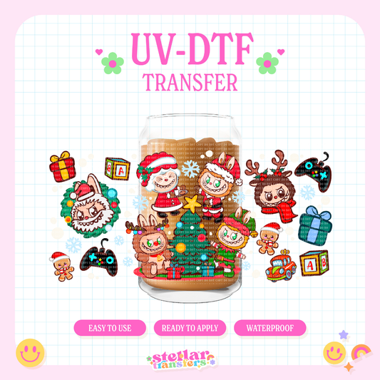 BUBU CHRISTMAS - 16 OZ UV DTF
