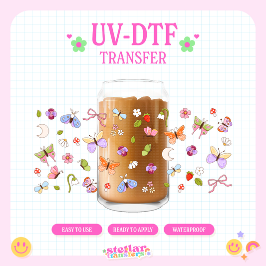 BUTTERFLY SPRING - 16 OZ UV DTF