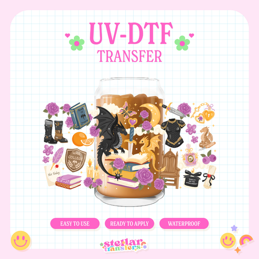 ROMANTASY DRAGONS - 16 OZ UV DTF