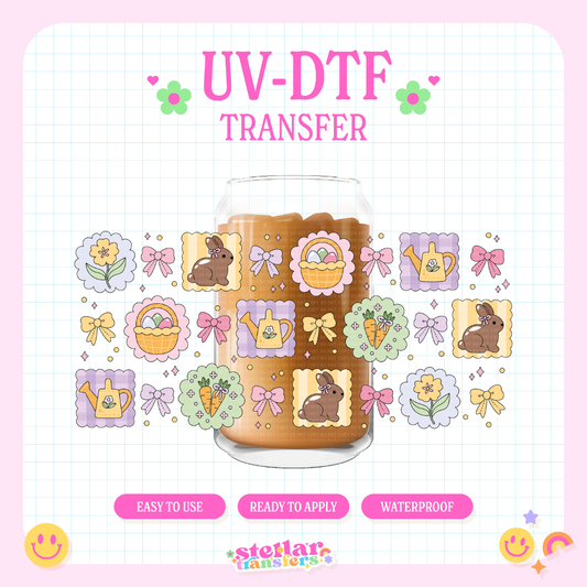 HAPPY SPRING - 16 OZ UV DTF