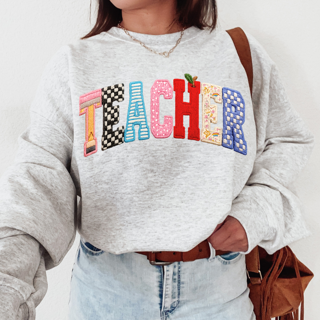 TEACHER - CLEAR FILM SCREEN PRINT