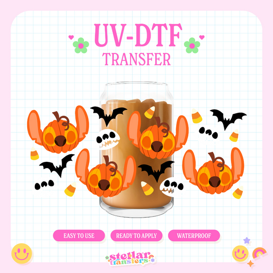 ALIEN PUMPKINS - 16 OZ UV DTF