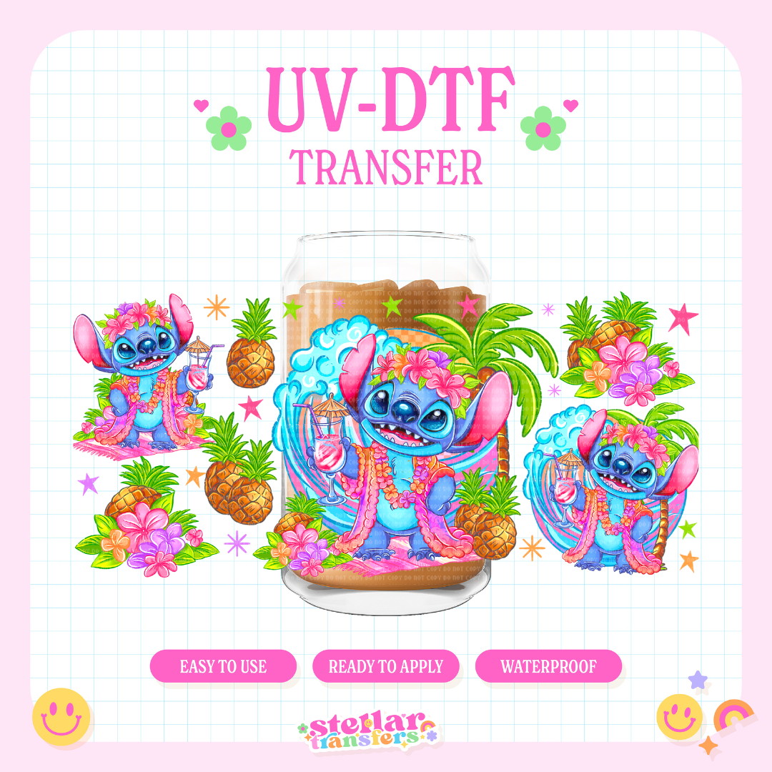 5 O'CLOCK SOMEWHERE ALIEN - 16 OZ UV DTF
