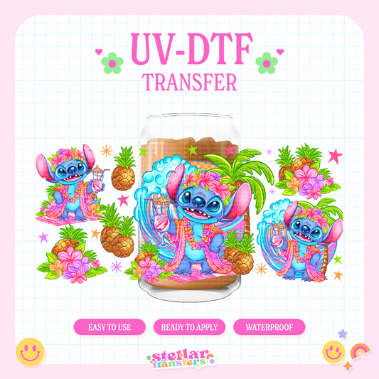 5 O'CLOCK SOMEWHERE ALIEN - 16 OZ UV DTF