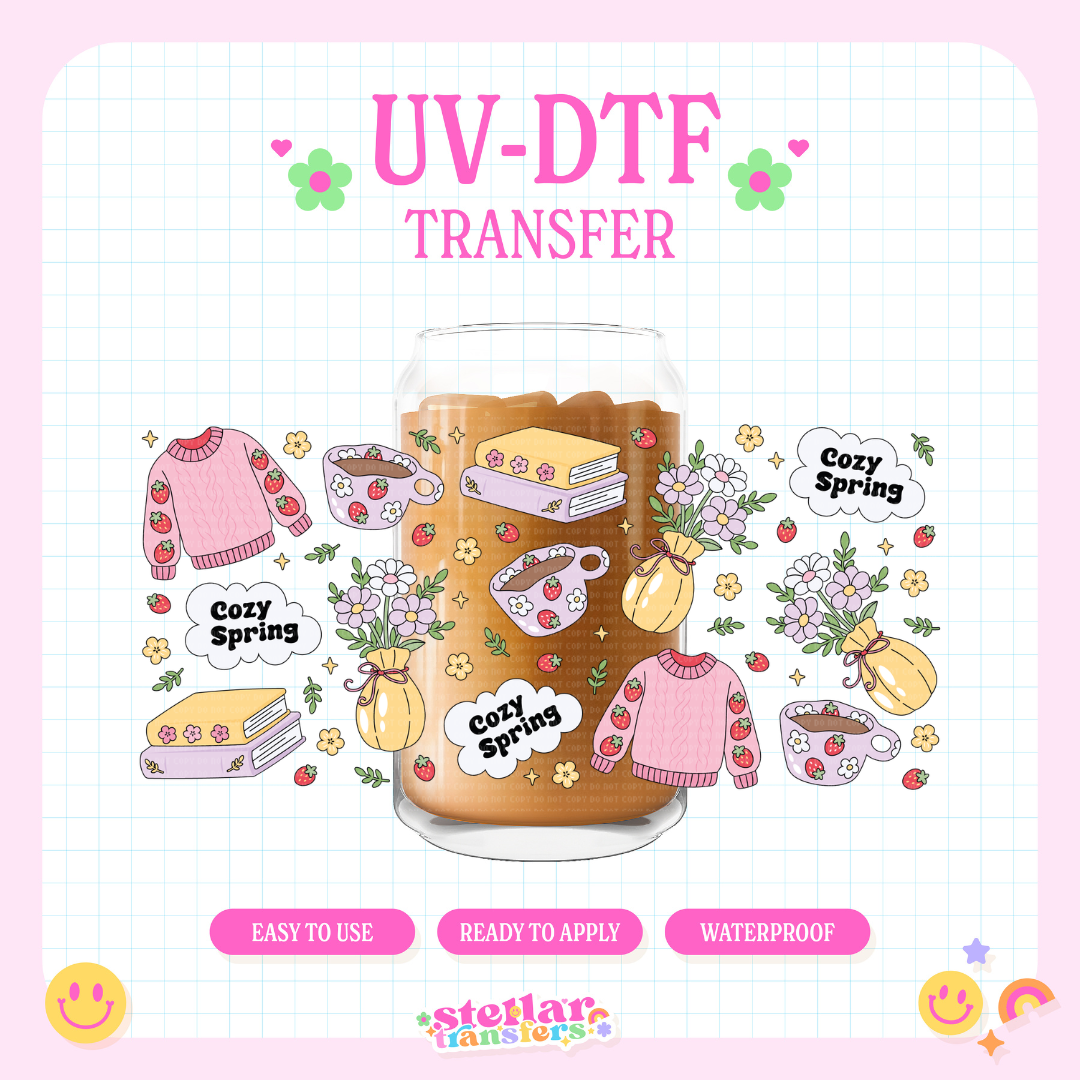 COZY SPRING - 16 OZ UV DTF