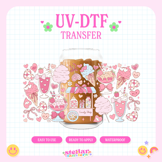 VALENTINE TREATS - 16 OZ UV DTF