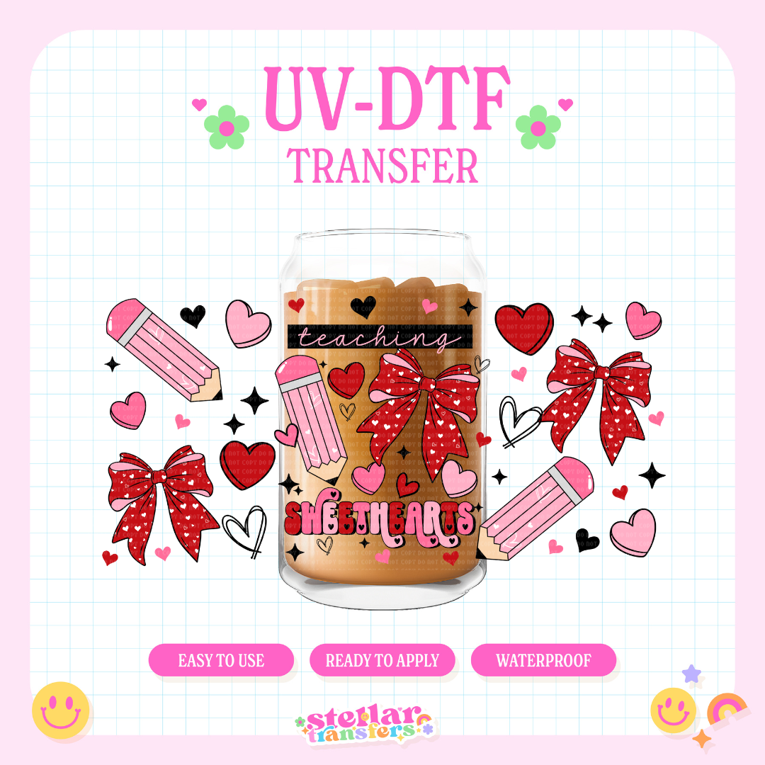 TEACHING SWEETHEARTS - 16 OZ UV DTF