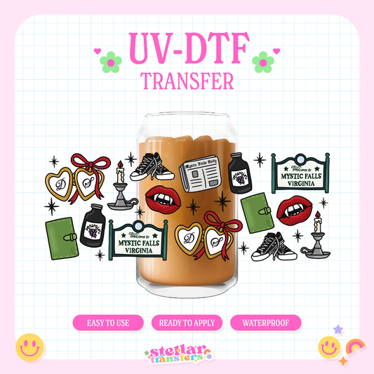 VAMPIRE DIARY THINGS - 16 OZ UV DTF