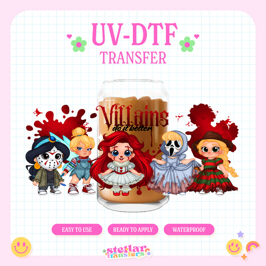 VILLAIN MAGICAL GIRLS - 16 OZ UV DTF