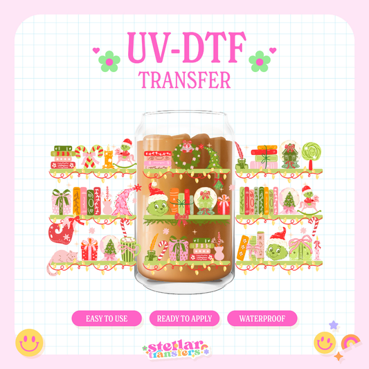 BOOKISH GRNCH - 16 OZ UV DTF