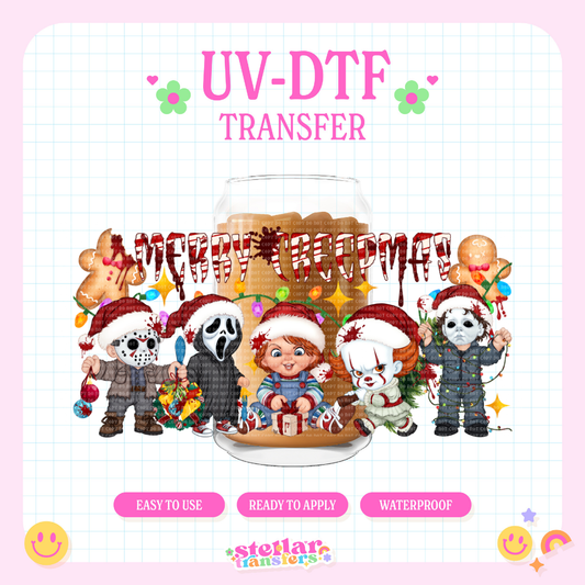 HORROR CHRISTMAS - 16 OZ UV DTF