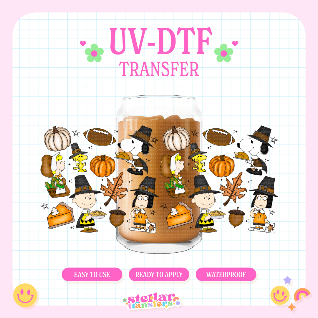CHARLIE THANKSGIVING DAY - 16 OZ UV DTF