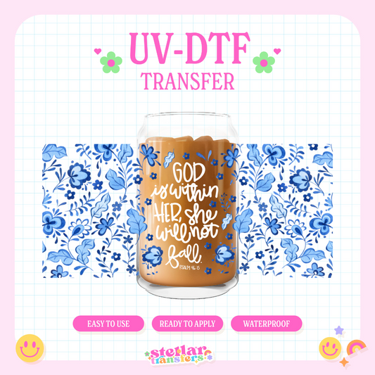 GOD IS WITHIN - 16 OZ UV DTF