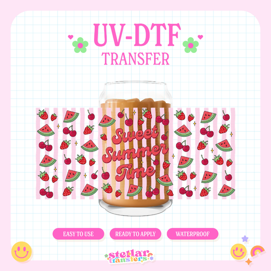 SWEET SUMMER TIME - 16 OZ UV DTF