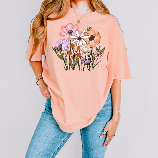 WILDFLOWERS - CLEAR FILM SCREEN PRINT