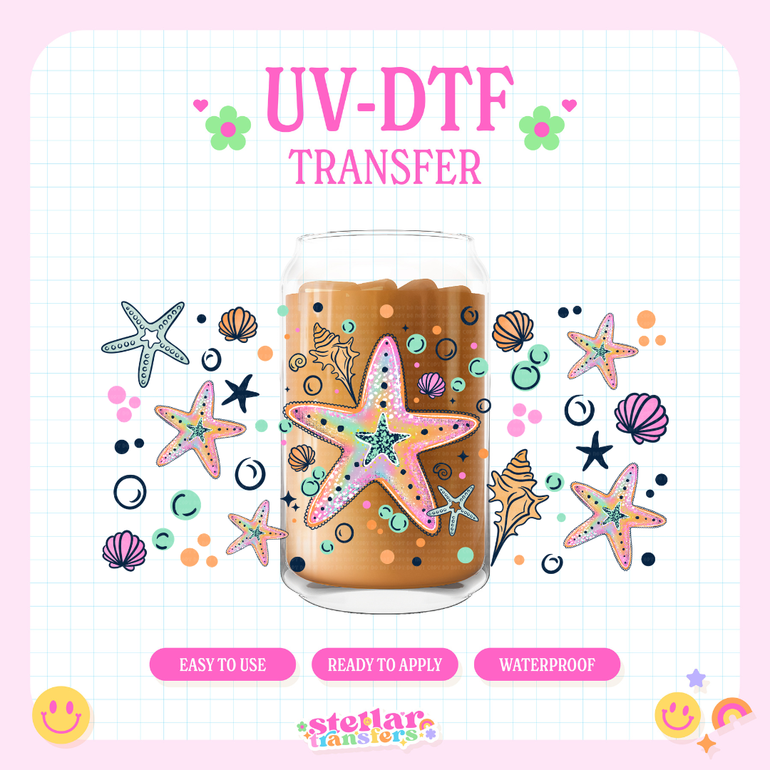 STARFISH COLOFUL - 16 OZ UV DTF