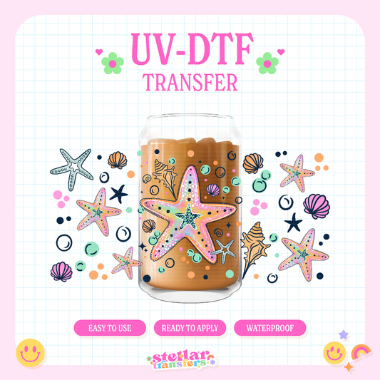 STARFISH COLOFUL - 16 OZ UV DTF