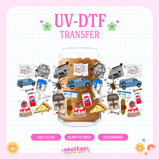 HOME ALL ALONE - 16 OZ UV DTF