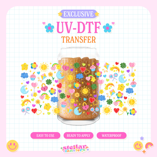CARING BEAR ELEMENTS EXCLUSIVE - 16 OZ UV DTF