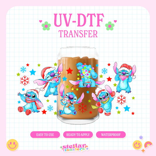ALIEN CHRISTMAS - 16 OZ UV DTF