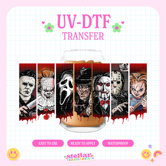 HORROR DRIP - 16 OZ UV DTF