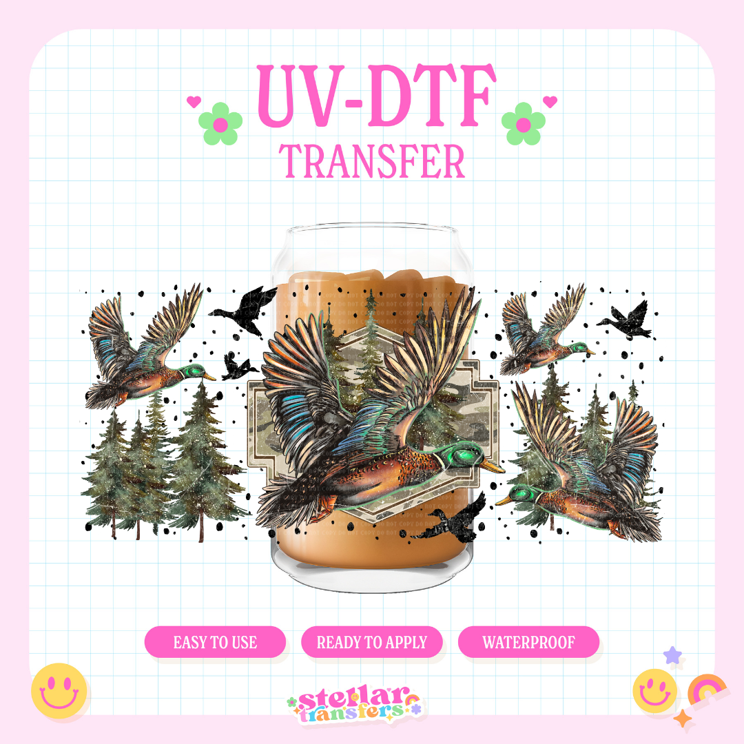 HUNTING - 16 OZ UV DTF