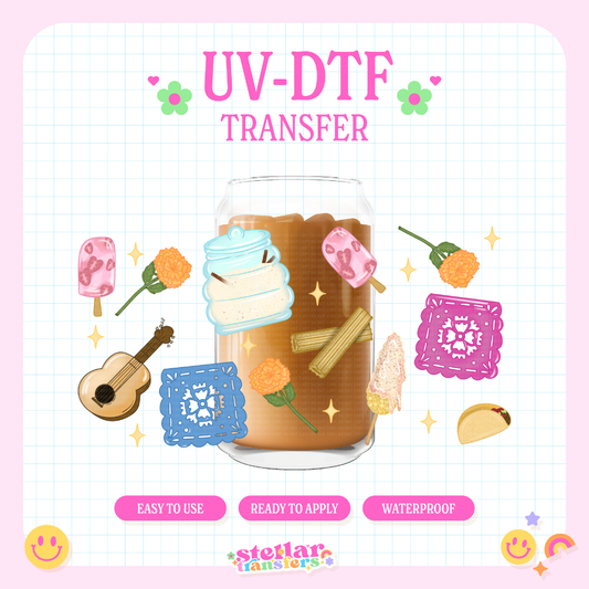 MEXICAN COSITAS - 16 OZ UV DTF