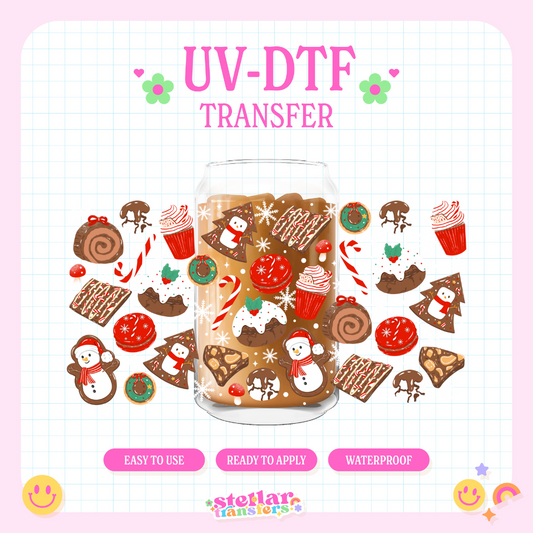 CHRISTMAS TREATS - 16 OZ UV DTF