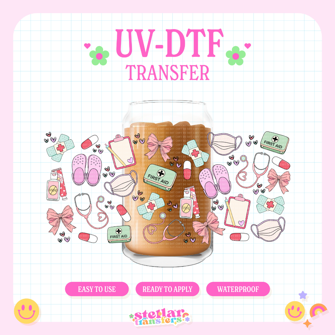 NURSE THINGS - 16 OZ UV DTF