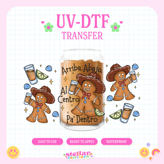 BORRACHO GINGERBREAD - 16 OZ UV DTF