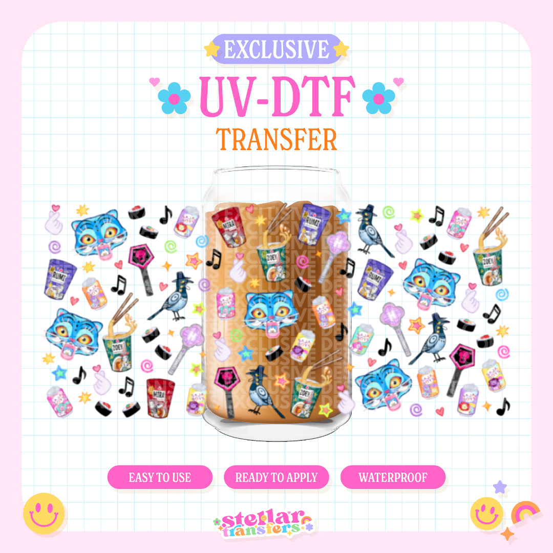 K POP ELEMENTS EXCLUSIVE - 16 OZ UV DTF