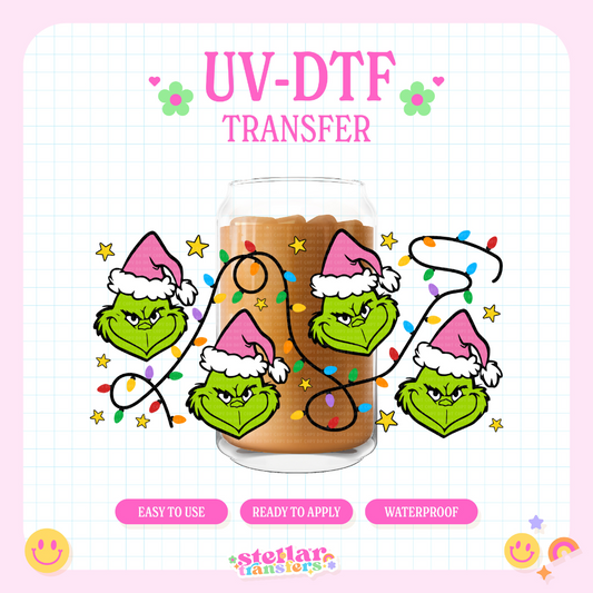 PINK MEAN GUY - 16 OZ UV DTF