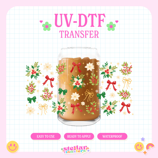 CHRISTMAS MISTLETOE - 16 OZ UV DTF