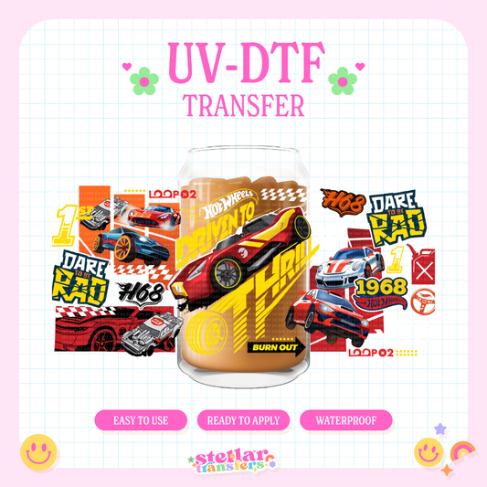 HOT WHEELZ - 16 OZ UV DTF