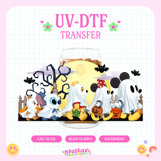 HALLOWEEN DIS FRIENDS - 16 OZ UV DTF