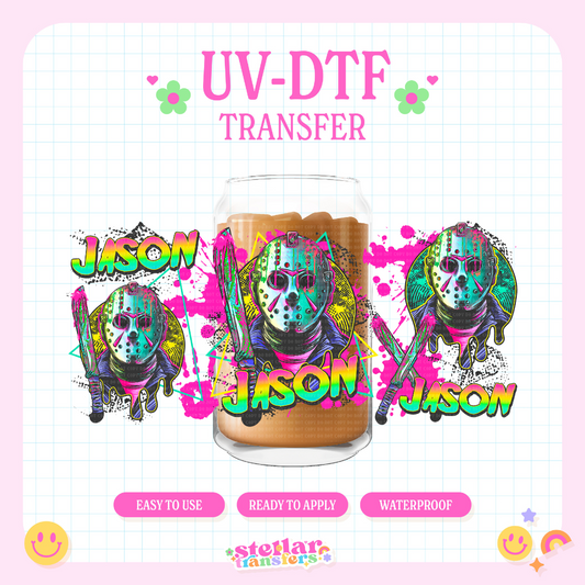 NEON JASON - 16 OZ UV DTF