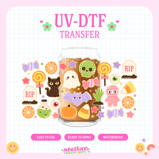 HALLOWEEN SUGAR COOKIES - 16 OZ UV DTF