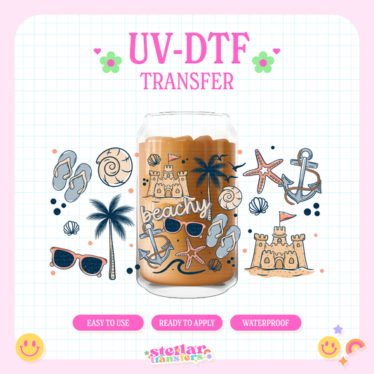 BEACHY - 16 OZ UV DTF