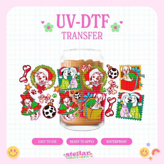 DALMATION XMAS - 16 OZ UV DTF