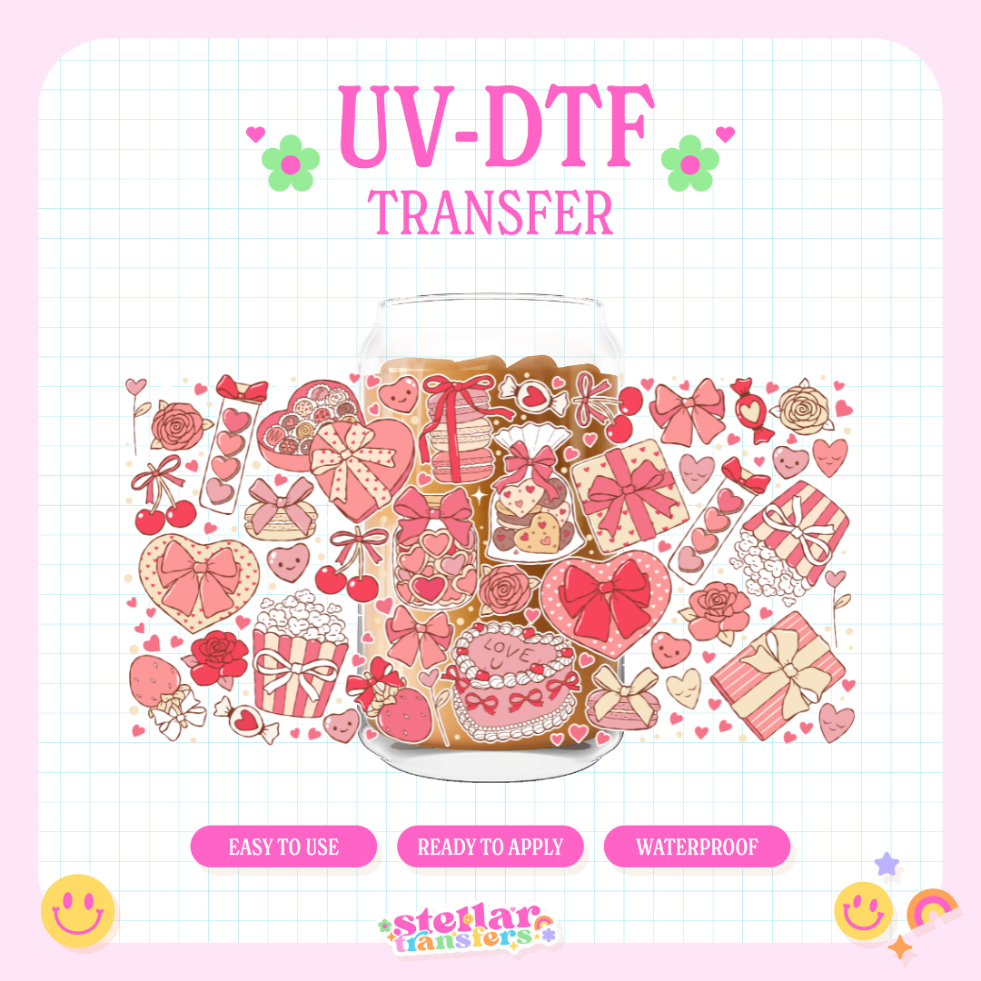 VALENTINE GIFTS - 16 OZ UV DTF