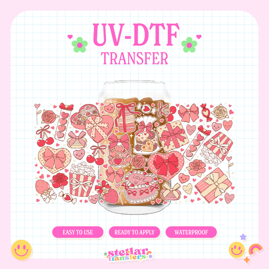 VALENTINE GIFTS - 16 OZ UV DTF
